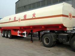Heavy duty 50000 liters tri-axle petrol tanker trailer