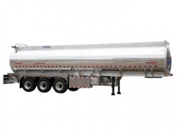 3 axles mirror aluminum alloy tanker trailer